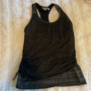 Charcoal Gray Athleta Workout Tank. Size M.